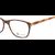 meineBrille 04-69040-03, Dunkel Havanna/Honig nah