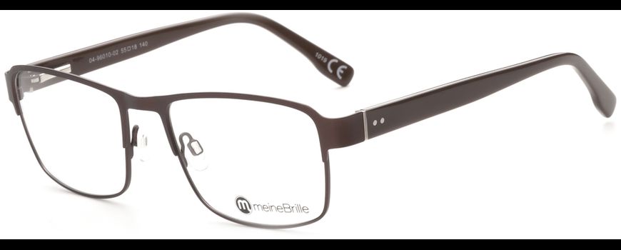 meineBrille 04-96010-02, Dunkel Braun Matt