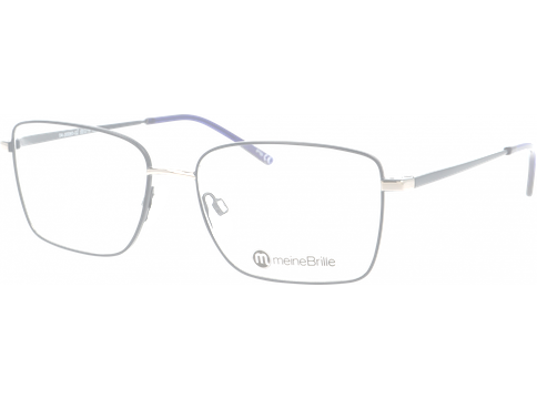 meineBrille Brille Herren meineBrille 04-30060-02, Nachtblau/Hellgrau