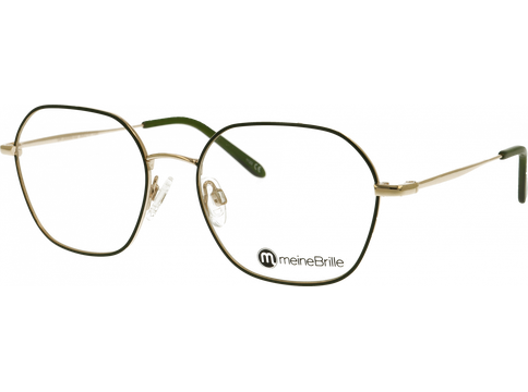 meineBrille Brille Unisex meineBrille 04-30000-02 Dunkelgrün/ Gold