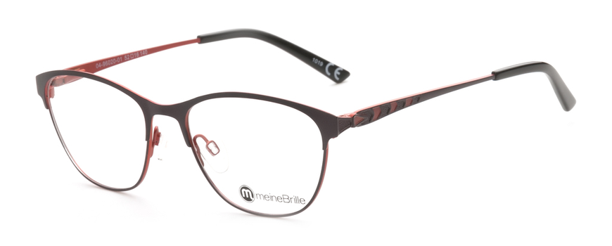 meineBrille 04-96020-01, Brombeere/Orange Matt