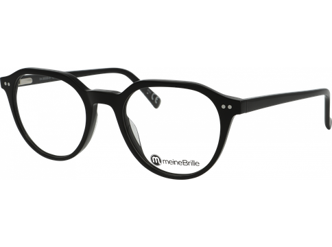meineBrille Brille Unisex meineBrille 04-30030-01, Schwarz glänzend