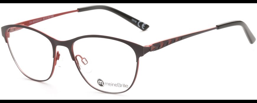 meineBrille 04-96020-01, Brombeere/Orange Matt