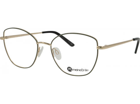 meineBrille Brille Damen meineBrille 04-40110-02, Sandgrau/Gold glänzend