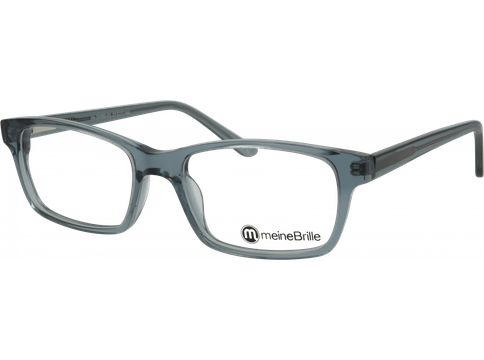 meineBrille Brille Unisex meineBrille 04-30080-03, Grau transparent glänzend