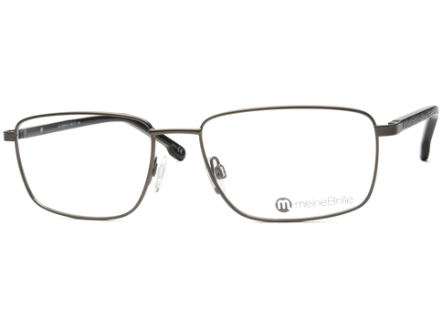 meineBrille 04-12050-02, Schwarz Front