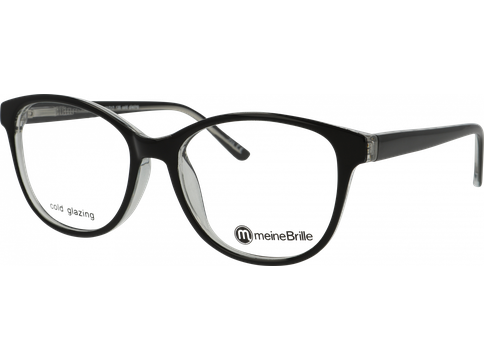 meineBrille Brille Damen meineBrille 04-30090-02, Schwarz/Transparent