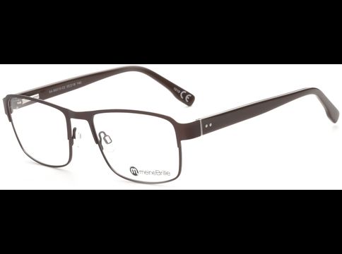 meineBrille 04-96010-02, Dunkel Braun Matt links