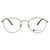 meineBrille 04-20200-02 Gun hell glänzend Frontansicht