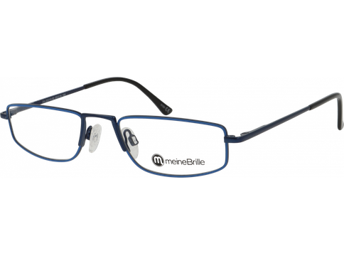 meineBrille 04-20210-02 Dunkelblau Blau Schrägansicht links