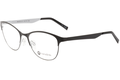 meineBrille 04-87010-01, Schwarz/Weiß Matt