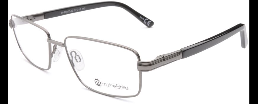 meineBrille 04-69070-02, Dunkel Gun/Schwarz