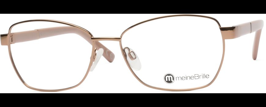 meineBrille 04-06020-02, Kupfergold/Altrosa