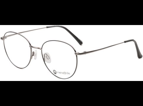 meineBrille 04-96090-01, Schwarz/Gun Glänzend links