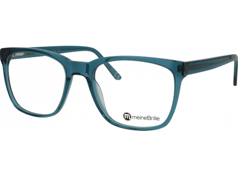 meineBrille Brille Herren meineBrille 04-40180-02, Blau Transparent glänzend