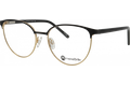 meineBrille 04-30010-01 Schwarz matt/Gold glänzend
