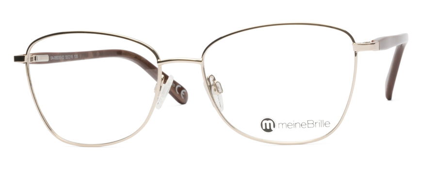 meineBrille 04-06030-02, Gold/Nougat 