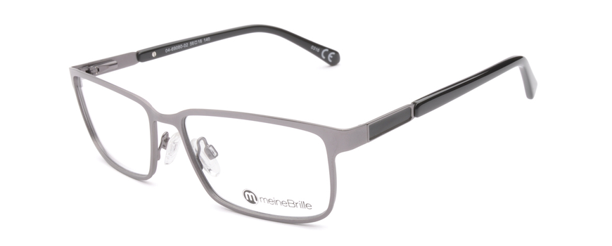 meineBrille 04-69080-02, Dunkel Gun/Schwarz