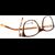 meineBrille 04-69040-03, Dunkel Havanna/Honig umgedreht