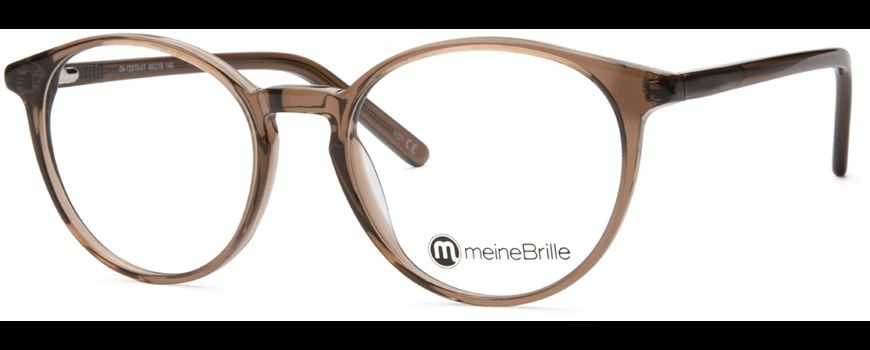 meineBrille 04-12070-01, Braun transparent glänzend