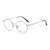 meineBrille 04-96090-02, Braun Matt/Gold Glänzend links