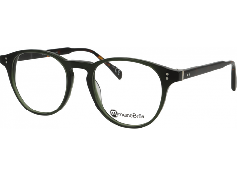 meineBrille Brille Unisex meineBrille 04-30070-01, Dunkelgrün/Havanna