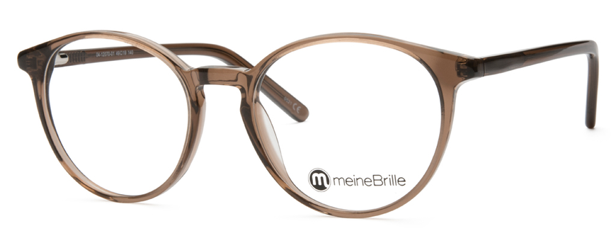 meineBrille 04-12070-01, Braun transparent glänzend