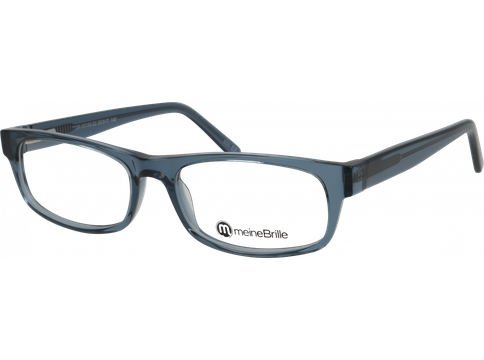 meineBrille Brille Unisex meineBrille 04-40140-02, Blau transparent