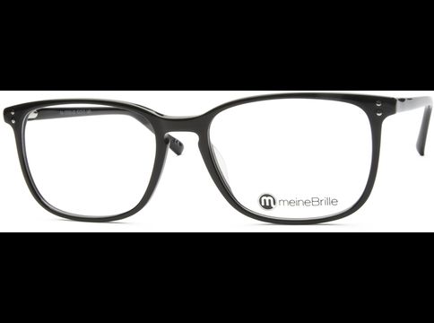 meineBrille 04-12000-02, Schwarz Front