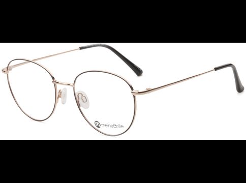 meineBrille 04-96090-02, Braun Matt/Gold Glänzend links