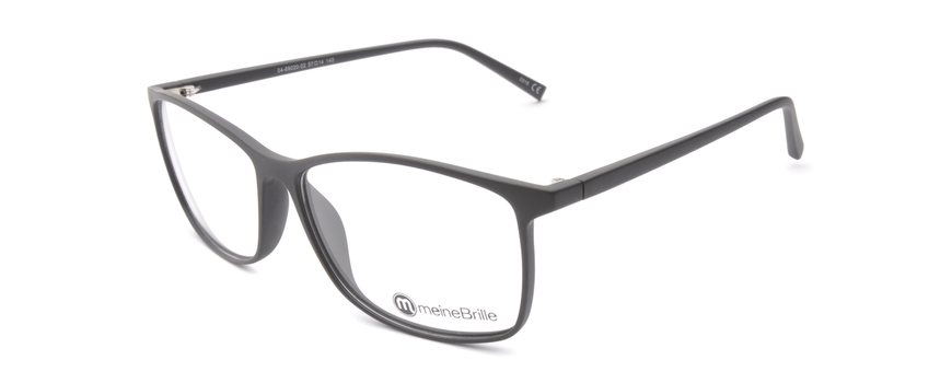 meineBrille 04-69020-02, Schwarz Matt