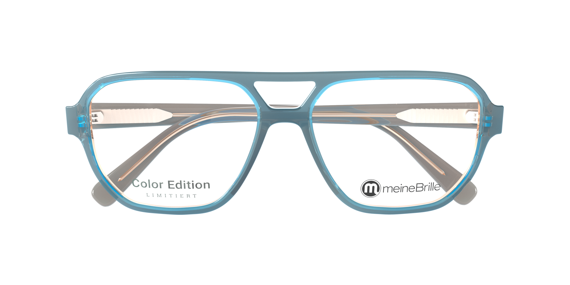 meineBrille Color Collection: Blue-beige fusion