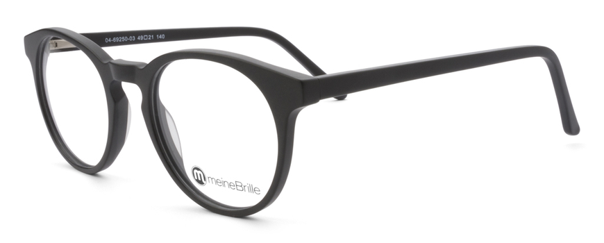 meineBrille 04-69250-03, Schwarz Matt