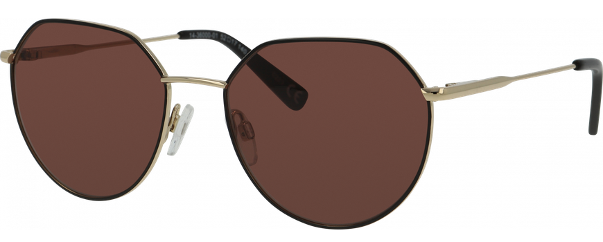 meineBrille 14-36000-01 Gold glänzend / Schwarz matt