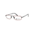 meineBrille 04-20210-01 Dunkelgrau Rot glänzend Schrägansicht links