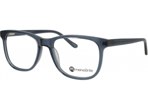 meineBrille Brille Unisex meineBrille 04-40170-03, Blau-Grau Transparent glänzend
