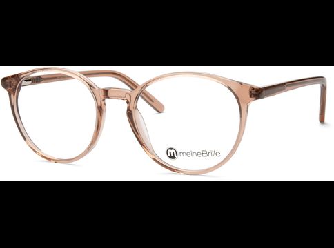 meineBrille 04-12070-02, Nude transparent glänzend Front