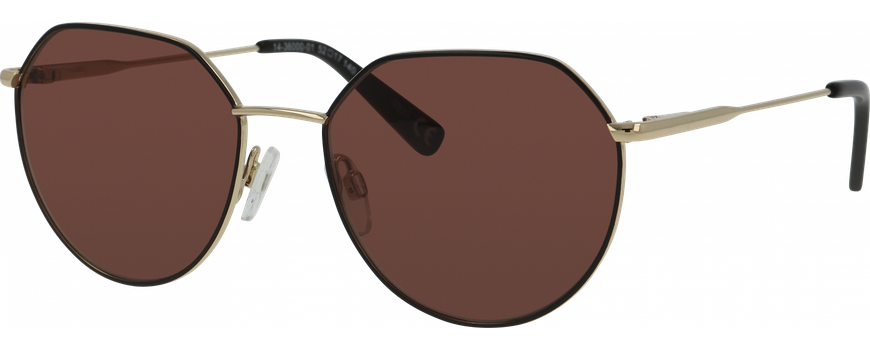 meineBrille 14-36000-01 Gold glänzend / Schwarz matt