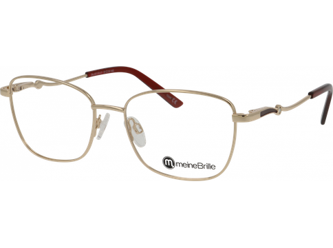 meineBrille Brille Damen meineBrille 04-40120-01, Gold/Weinrot