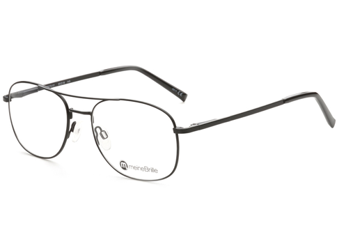 meineBrille Brille Herren meineBrille 04-79070-01, Schwarz Matt