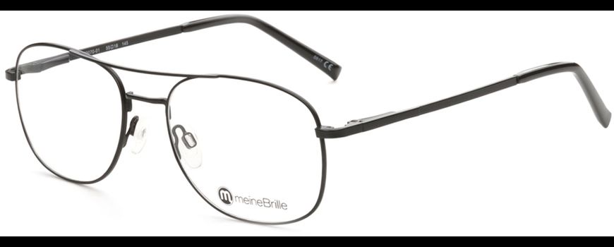 meineBrille 04-79070-01, Schwarz Matt