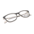 meineBrille 04-69040-02, Schwarz/Creme liegend