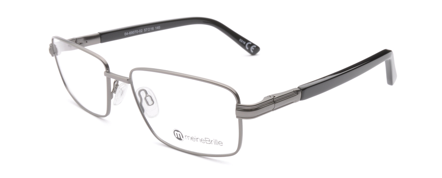 meineBrille 04-69070-02, Dunkel Gun/Schwarz