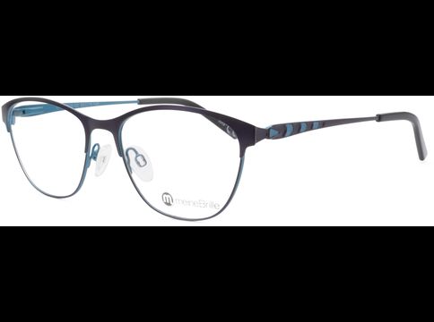 meineBrille 04-96020-02, Dunkel Violett/Türkis Matt links
